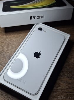 IPhone SE 2020 64GB White-NOVÁ BATÉRIA 100 % TOP CENA - 2