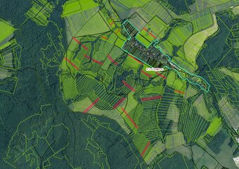 Vagrinec – 6.688 m2 ORNÁ PÔDA A LES – PREDAJ - 2