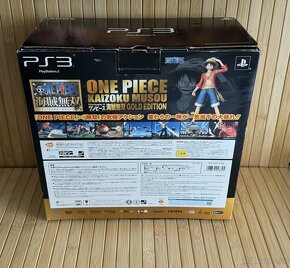 Predám Playstation 3 Limited Edition Gold One Piece 320GB - 2