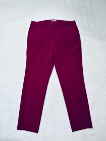 Fuksiové elegantné nohavice zn. LIU JO originál - 2