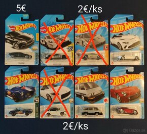 Hot Wheels mainliny na dlhých kartách - 2