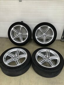 DISKY AUDI "20" 5X112 + LETNÉ PNEU 255/45 R20 - AKO NOVE - 2