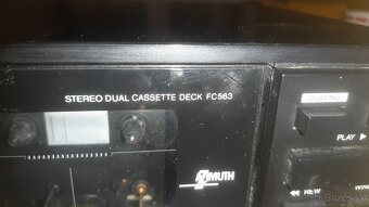 Philips Stereo Dual CassetteDeck FC563 - 2