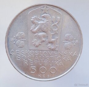 500 Kčs/1988 - Československá federácia - 20. výro - 2