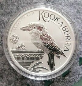 Strieborné investičné mince kookaburra 2018 a 2022 - 2