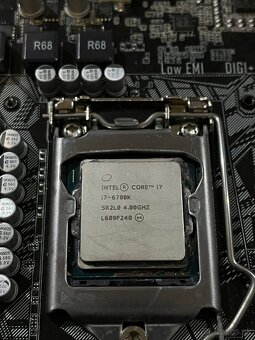 i7 6700K, ASUS Z170-P + Chladič na procesor - 2