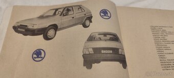 Škoda Favorit - příručka - návod k obsluze a údržbě - 2