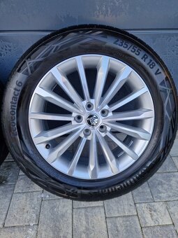 Original kolesá Trinity 18" Kodiaq 235/55 R18 letné pneu - 2