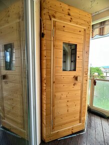 Fínska sauna s pieckou a výbavou - 2