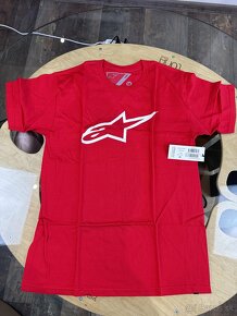 Alpinestars Ageless tričko classic tee red white - 2