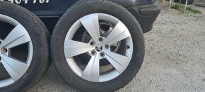 ORIGINÁL SADU KOLIES 5x112 R17 PNEU 215/55 R17 ŠKODA - 2