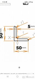 Železo-L profil 50x50×5 - 2