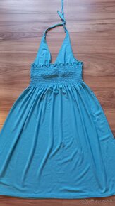 Letné modré šaty č.42 - 2