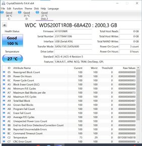 SSD M.2 SATA WD - 2