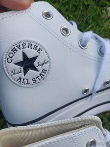 Converse leather high biele - 2