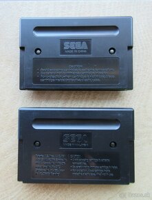 staré origoš hry na starú hernú konzolu Sega Mega Drive - 2
