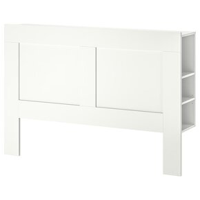 Postel Ikea Brimnes s čelom a roštami 160x200cm - 2