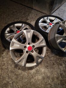 5x112 r17 ORIGINAL ŠKODA PALLAS HLINIKOVE DISKY - 2