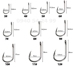 RYBOLOV - sada háčikov na ryby - 2