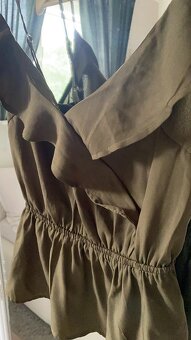 khaki letny top/bluzka - 2