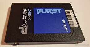 Patriot SSD 240GB Burst SATA III 2.5" PBU240GS25SSDR - 2