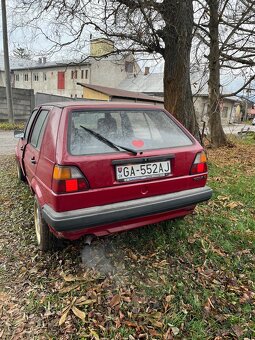 Volkswagen Golf mk2 - NÍZKY NÁJAZD - 2