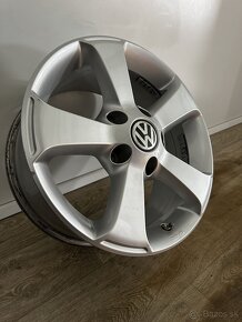 VW Touareg II 7P0 - 4x orig. ALU disky 5x130 R17 - 2