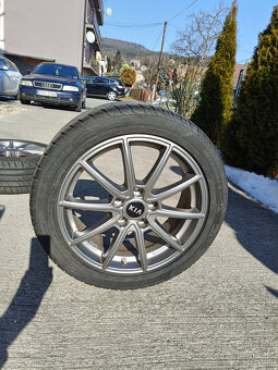 Alu disky 17" 5x114,3 - letná sada Matador 225/45R17 - 2