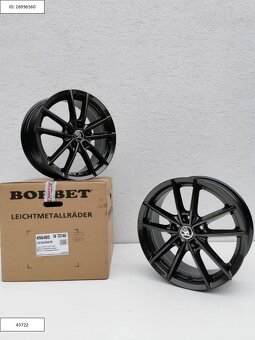 Nové Borbet Alu disky Skoda 7x17 ET 40 5x112 R17 1202 - 2