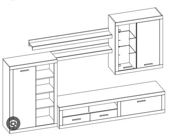 Obývacia stena - 2