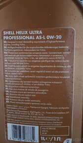 Predam motorový olej Shell - 2