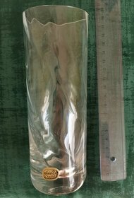 Krištáľ vaza Bohemia Crystal. 17cm - 2
