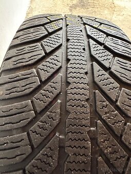 Predám plechové disky 5x112 + Zimné pneu 215/60R16 - 2