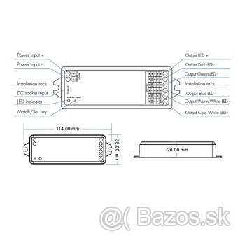 WiFi / RF Tuya LED controller WT5 - 2