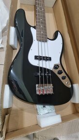 SX Vintage Jazz Bass 62 Black Elektrická bassgitara - 2