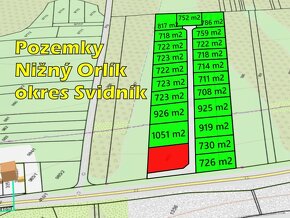 POZEMKY BLÍZKO MESTA SVIDNÍK - NIŽNÝ ORLÍK - 2