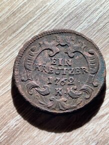 Ein Kreutzer 1762 K M. Terézia - 2