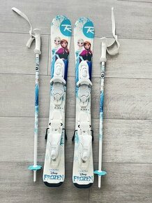 Predám dievčenské Lyže Rossignol Frozen 80cm + palice - 2