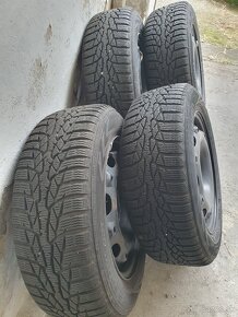 Zimneu Pneu 175/65 R14 + Plechove disky - VYBORNY STAV - 2