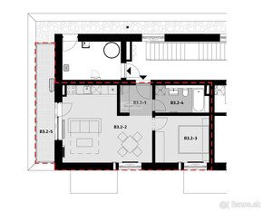 Nový 2-izb. byt, 54 m2, štandard, terasa, parkovanie,... - 2