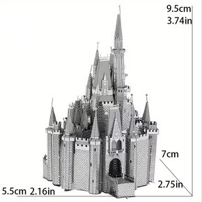 3D kovove puzzle budovy - 2