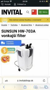 Externý filter SunSun HW-703A - 2