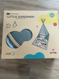 Kinderkraft Hracia deka s teepee LITTLE GARDEN - 2