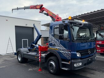 MERCEDES-BENZ ATEGO 1224 HÁKOVÝ NOSIČ KONT. HYDRAULICKÁ RUKA - 2