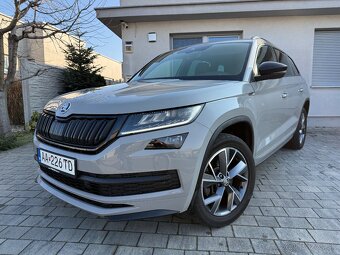 Kodiaq Sportline 4x4 Nardo Grey 190K DSG Webasto Kamera 2020 - 2