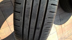 LETNÉ 215/55 r17 94W CONTINENTAL cca 6 a 7 mm a 5 mm - 2