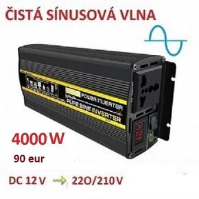 Menic napetia z 12V na 220V (3000 a 4000W) - 2