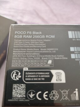 XIAOMI POCO F6 5G 6,67" 8/256GB AMOLED 120Hz - 2