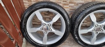 Predám org.Seat elektrony 5x112, Matador 225/45 R17 letné - 2