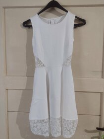 Biele krátke šaty - 2